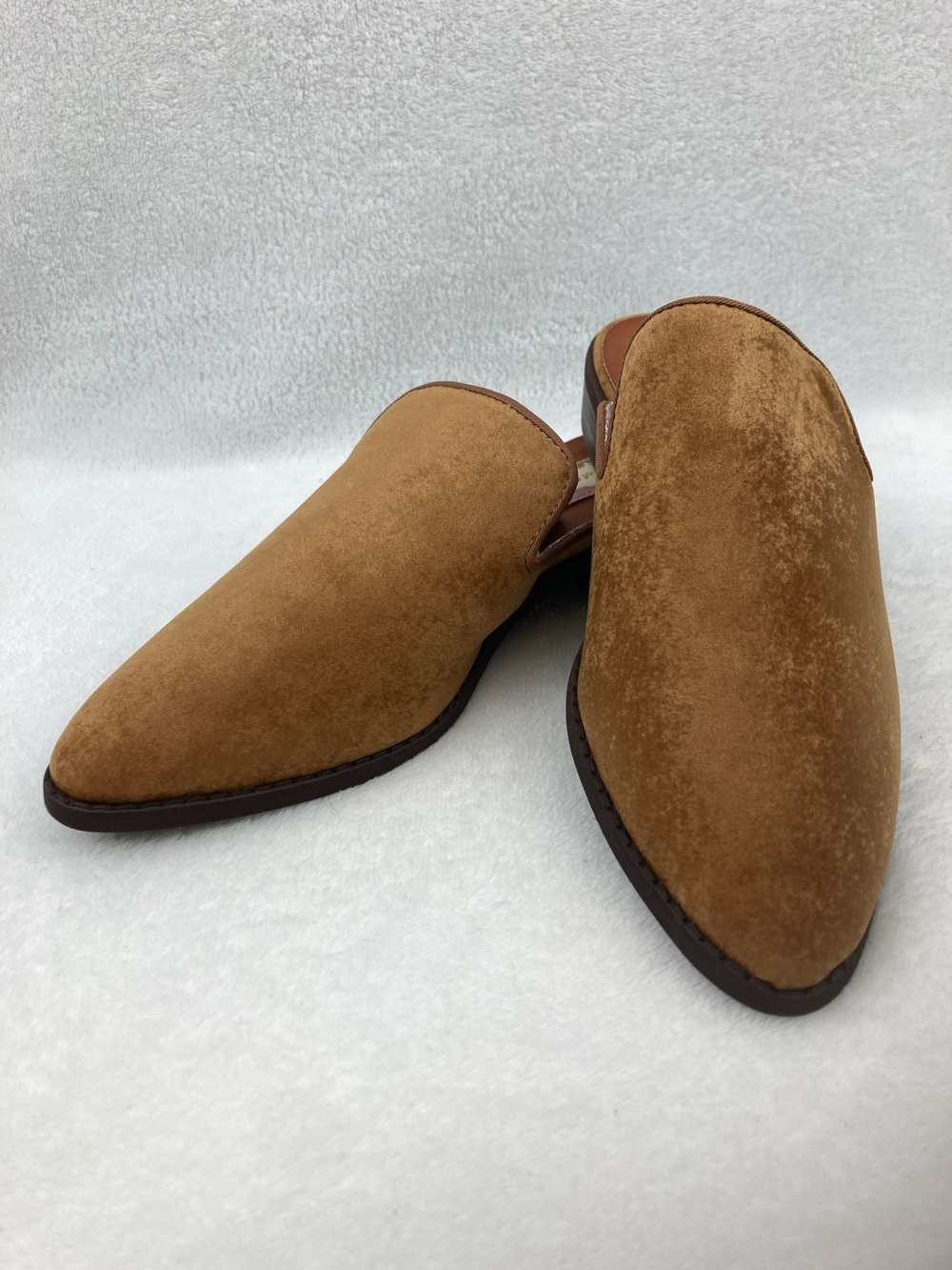 Band of Gypsies Skipper Velvet Mule sz 7 Cognac